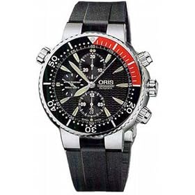 Oris TT1 Divers Titan Chronograph Mens Watch 674-7599-7154RS