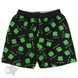 Fun Boxers Go Green Shamrock Boxer Shorts for Men