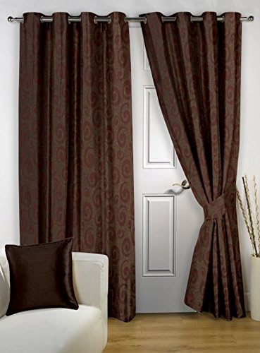 High Quality Polyester 48 inch X 84 inch (7 Feet) 2 Door panel, 2 Pcs Door Curtain, Door Curtains, door panel, door curtain panel, curtain for living room, curtain for bedroom, door panel curtain by Story@Home Brand