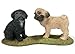Schleich Pug Puppies Toy Figure