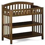 Atlantic Furniture Richmond Knock Down Changing Table, Antique Walnut