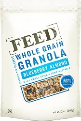 Feed Whole Grain Granola Blueberry Almond Crunch. 12-Ounce Bags (Pack of 6)