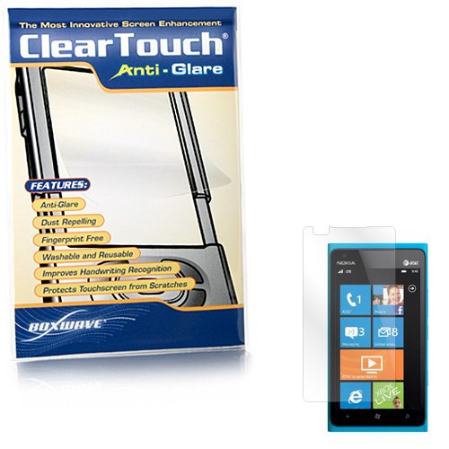 BoxWave HTC One X ClearTouch Anti-Glare Screen Protector (Single Pack with Cleaning Cloth and Applicator Card)- Matte Anti-Fingerprint Screen Guard Cover