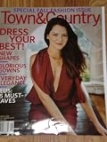 Town & Country Magazine Back Issue September 2006 ~ Jacinda Barrett in Gucci Cover ~ Special Fall Fashion