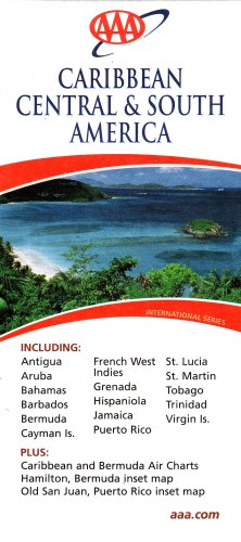 City Travel Guides Discounted  Books : AAA Caribbean, Central & South America: Including Antigua, Aruba, Bahamas, Barbados, Bermuda, Cayman Islands, French West Indies, Grenada, Hispaniola, Jamaica, Puerto Rico, St. Lucia, St. Martin, Tobago, Trinidad, Virgin Islands: Plus Caribbean And (Bermuda Air Charts, Hamilton Bermuda Inset Map, Old San Juan Puerto Rico Inset Map: International Series 2008, 1206309103107)
