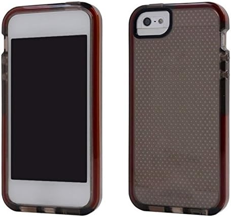 iPhone Case Yi mei Sheng Classic Check Case Impact Mesh Plaid Case for iPhone 5 Case D3O iPhone 5S TPU Case Anti-shock Back Shell (black)