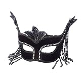  : Carnival Mask - Black/ Silver