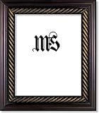 8x10 / 8 x 10 Frame for Picture Photo or Diploma, Mahogany & Gold, style #615
