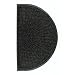 Andersen 272 Charcoal Polypropylene WaterHog Grand Classic Mat, Half Oval, 2.3' Length x 4' Width, For Indoor/Outdoor