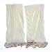 TOOPOOT(TM) Women Crochet Knitted Lace Trim Boot Cuffs Leg Warmer Socks (White)
