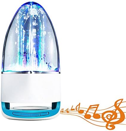 Domon® LED Music Fountain Dancing Water Bluetooth Speaker Colorful Light and Water Show Mini Subwoofer Speaker (Blue)