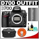 Nikon D700 Digital SLR Camera Body + Nikon EN-EL3e Rechargeable Li-ion Battery + Nikon SLR System Case + Cameta Bonus Accessory Kit