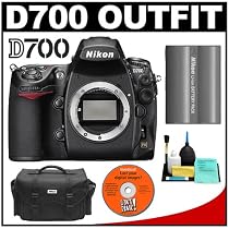 Nikon D700 Digital SLR Camera Body + Nikon EN-EL3e Rechargeable Li-ion Battery + Nikon SLR System Case + Cameta Bonus Accessory Kit