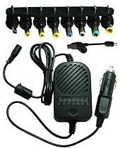80 Watt Universal Laptop Notebook Auto/Air/car Power Adapter for Gateway HP COMPAQ DELTA ASUS NEC TOSHIBA ACER LITEON NEC GATEWAY SAMSUNG SONY FUJITSU DELL SHARP IBM/LENOVO APPLE Car DC Adapter come with 8DC plugs w/LED