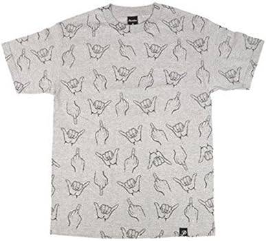 Primitive HLFU Tee Shirt in Heather Grey Size Small