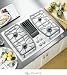 GE Profile : PGP989TNWW 30 Gas Cooktop - True White
