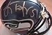Lofa Tatupu autographed Seattle Seahawks mini helmet