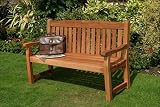 Pagoda Beaufort Hardwood 3-Seater Garden Bench