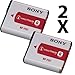 Original Sony NP-FG1 NPFG1 InfoLITHIUM Type G Rechargeable Li-Ion Battery Pack For Sony Cyber-shot DSC-HX9V, DSC-HX5V Digital Camera (2Pcs)