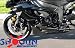 09 Kawasaki ZX6R Shogun Frame Sliders No Cut Black