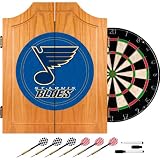 NHL St. Louis Blues Dart Cabinet includes Darts and Board