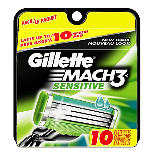 Gillette Mach3 Sensitive Cartridges 10 Count