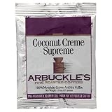 Arbuckles Fine Roasted, Coconut Creme Supreme, Ground, 1.3-Ounce Bag (Pack of 30)