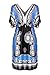 G2 Chic Women's Printed Midi Summer Sun Dress