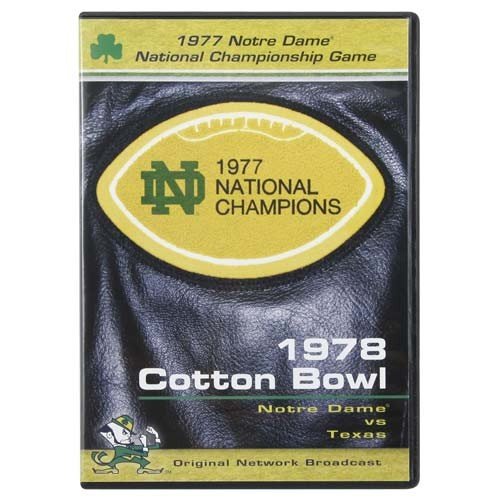 Notre Dame Fighting Irish 1978 National Champions Cotton Bowl DVD