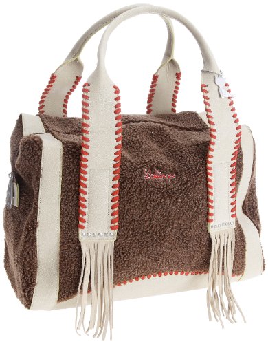 Lollipops Louloute Shopper, Sac &agrave; main - Marron, Cuir et synth&eacute;tique