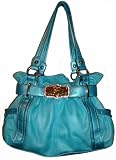 Women's Kathy Van Zeeland Purse Handbag Ocean Studio 54 Belt Shopper
