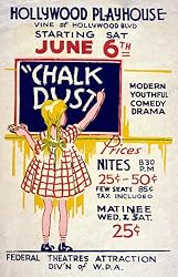 Chalk Dust Play WPA Poster Photograph - Beautiful 16"x20" Photographic Print from the Library of Congress Collection