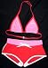 Sports : HIS TRIANGEL Bikini, Gr.: 128 ROT ROSA mit HOT PANTS