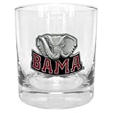 Alabama Crimson Tide Rocks Glass - NCAA College Athletics - Fan Shop Sports Team Merchandise