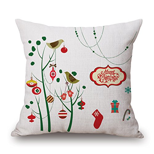 Loveloveu 20 X 20 Inches / 50 By 50 Cm Christmas Pillow Shams ,double Sides Ornament And Gift To Teens Boys,kids Girls,christmas,pub,bench,club