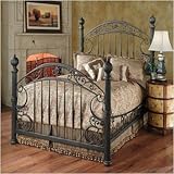 IMAGE OF Chesapeake Grills Rustic Old Brown Finish Bed (King)