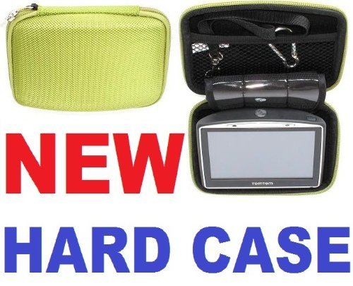 GREEN Hard Shell Eva GPS Carrying Case for Garmin Nuvi 255W / 780 / 265 4.3