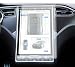 {Factory Direct Sale} Premium HD Clear real 9H Tempered Glass Screen Protector skin Film shield For Tesla model S touch panel with clean cloth RS.4249.00