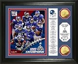 NFL New York Giants Super Bowl XLVI Champions Gold Coin Banner Photo Mint