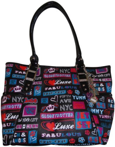Womens Kathy Van Zeeland Black Multi