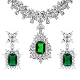 Gift Set: Night at the Oscars CZ Emerald Jewelry Set
