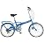 ONE PIECE(ワンピース) 20インチ折畳自転車6段変速・キャリー付 ブルー ルフィモデル OP-206LU