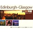 Edinburgh Glasgow popoutmap (UK and Ireland Maps) by COMPASS MAPS LTD.