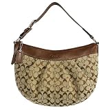 Coach Soho Pleated Signature Large Hobo Handbag (Khaki /Brown)