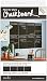WALLIES PEEL & STICK CHALKBOARD PANELS 9X12 4/PKG-SLATE GRAY