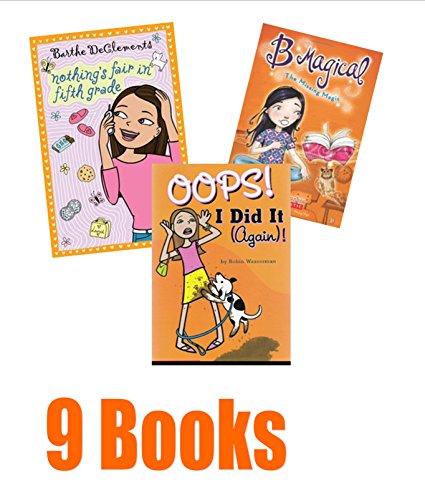 Book Sets for Girls: Nothing Fair in the 5th Grade; the Story of Tracy Beaker; Meltdown; Girls Rule; the Ultimate Babysitter Hand Book; Ultimate Sleepover Party; 4th Grade Wizards; Oops I Did It Again