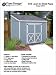 Slant / Lean To Roof Style Storage Shed Plans, 4' x 8' Plans Design E0408