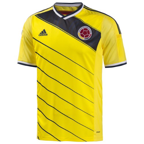Adidas Colombia Home Soccer Jersey World Cup 2014