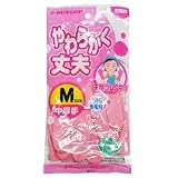 SP-7 天然ゴム手袋 中厚手 M ピンク