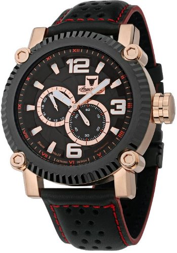 Ingersoll Herren-Armbanduhr XL Bison No. 13 AnalogAutomatik Leder IN6905RBK Preisvergleich